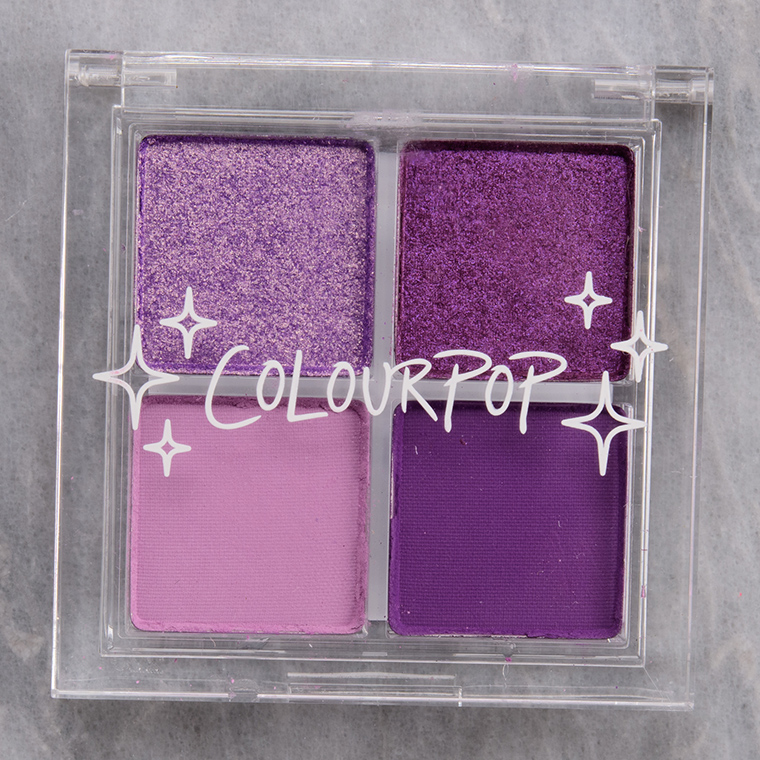 ColourPop Violet It Be Pressed Powder Shadow Quad