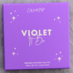 ColourPop Violet It Be Pressed Powder Shadow Quad