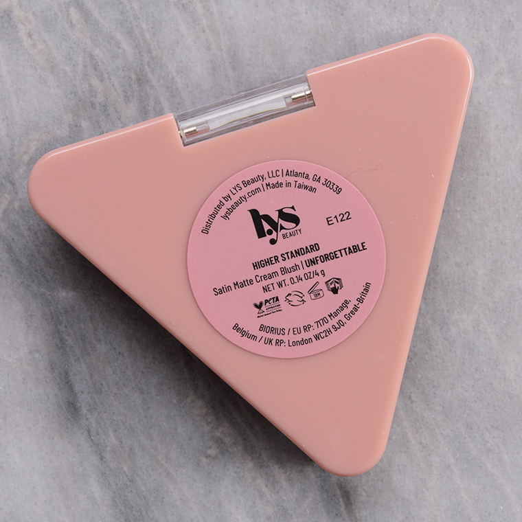 LYS Beauty Unforgettable Higher Standard Satin Matte Cream Blush