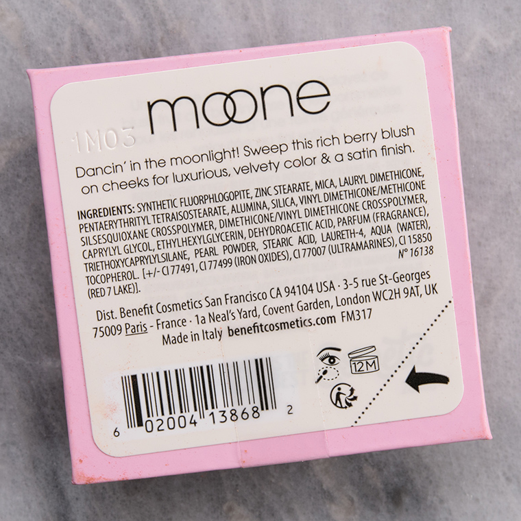 Benefit Moone WANDERful World Silky-Soft Powder Blush