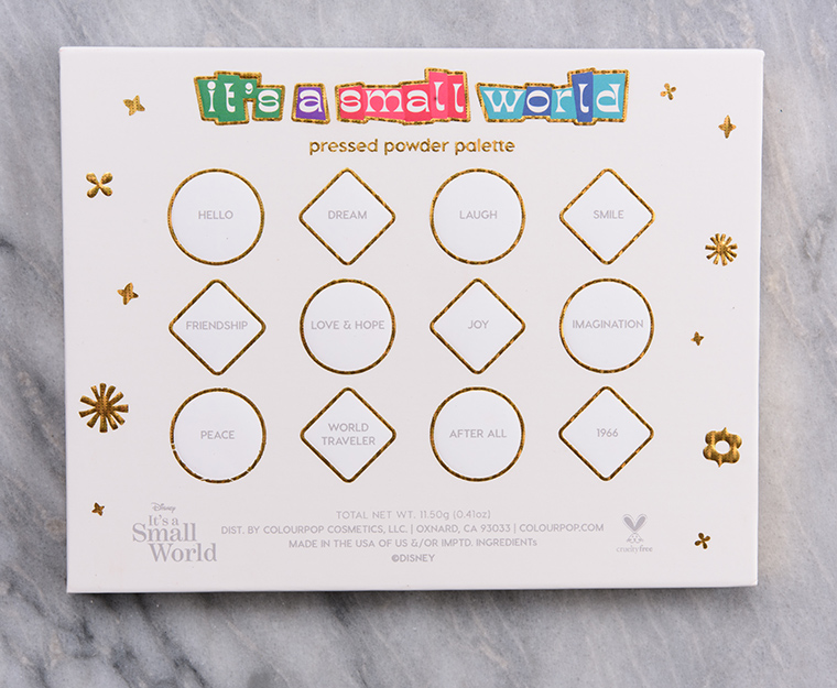 ColourPop It's a Small World 12-Pan Pressed Powder Shadow Palette