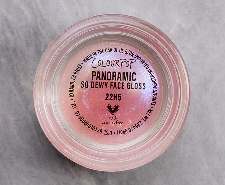 ColourPop Panoramic Face and Eye Gloss Review & Swatches