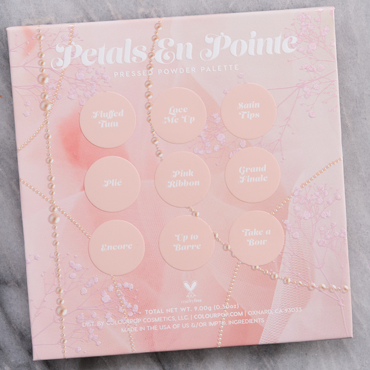 ColourPop Petals en Pointe 9-Pan Pressed Powder Palette