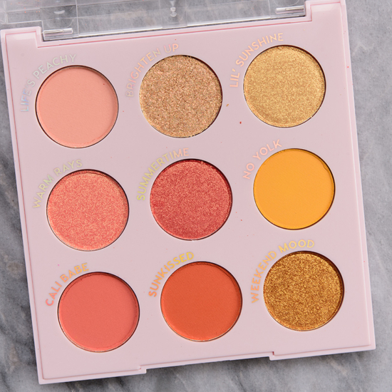 ColourPop Sunny Daze 9Pan Pressed Powder Palette Review & Swatches