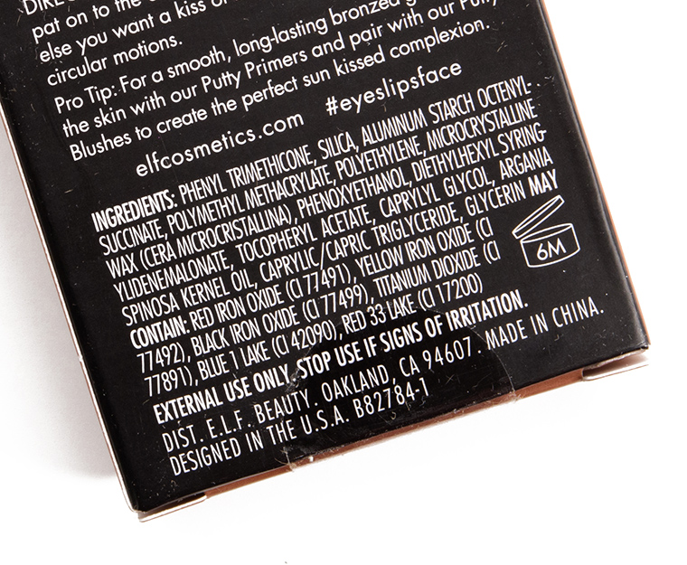 elf Golden Daze Putty Bronzer