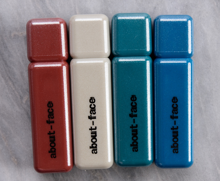About Face Fractal Glitter Eye Paint Swatches (x8)