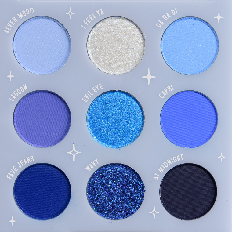ColourPop Blue Velvet 9-Pan Pressed Powder Palette