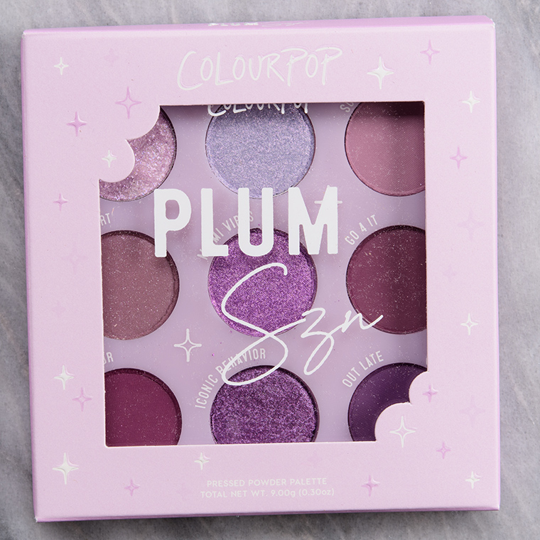 ColourPop Plum Szn 9-Pan Pressed Powder Palette