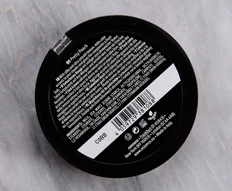Essence Pretty Peach Pure Nude Baked Blush