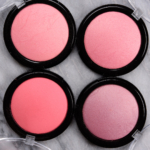Essence Pure Nude Baked Blush Swatches x8
