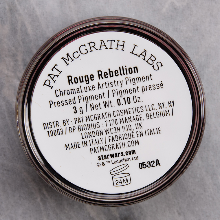 Pat McGrath Rouge Rebellion ChromaLuxe Artistry Pigment