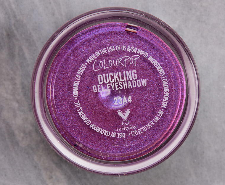 ColourPop Duckling Jelly Much Eyeshadow
