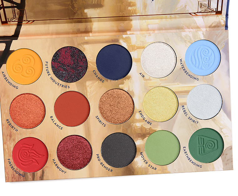 ColourPop The Legend of Korra 15-Pan Shadow Palette