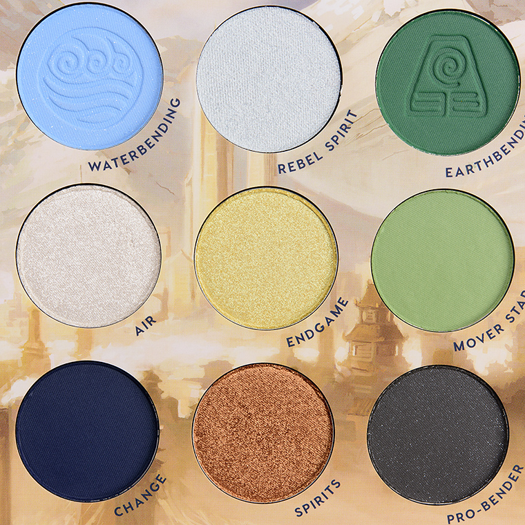 ColourPop The Legend of Korra 15-Pan Shadow Palette