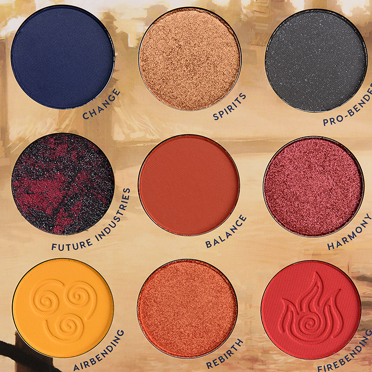 ColourPop The Legend of Korra 15-Pan Shadow Palette