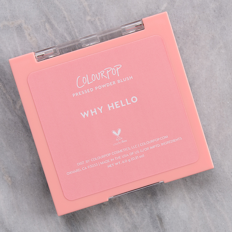 ColourPop Why Hello Pressed Powder Blush