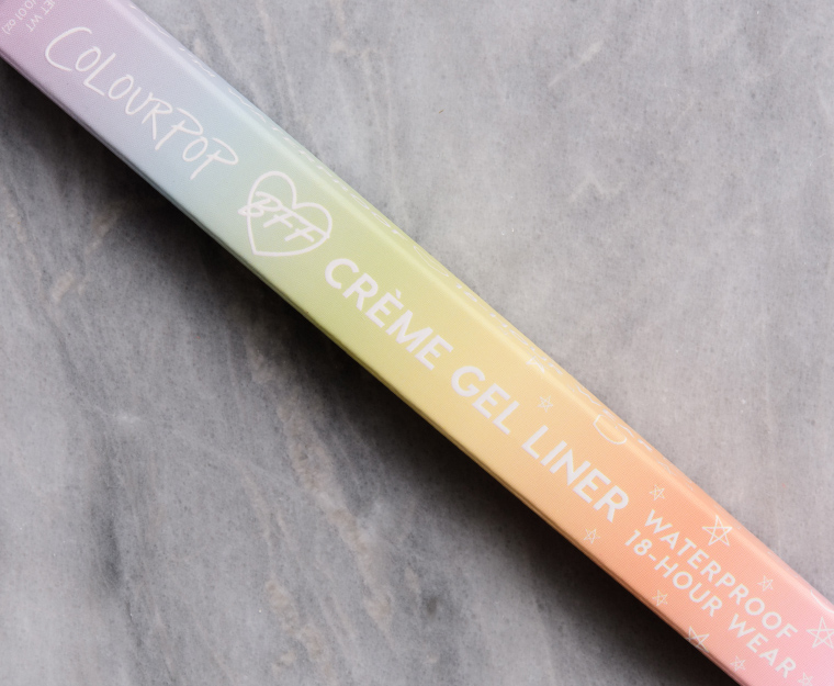 ColourPop Creme Gel Liner Swatches