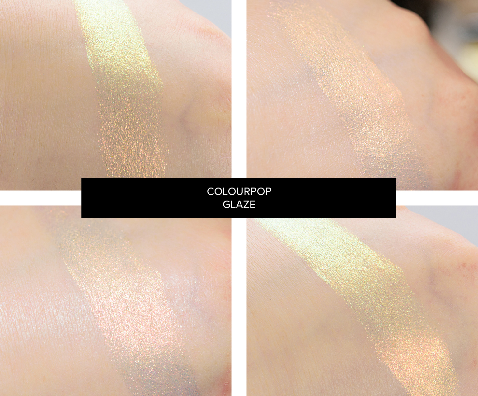 ColourPop Glaze Chrome Liquid Shadow Review & Swatches