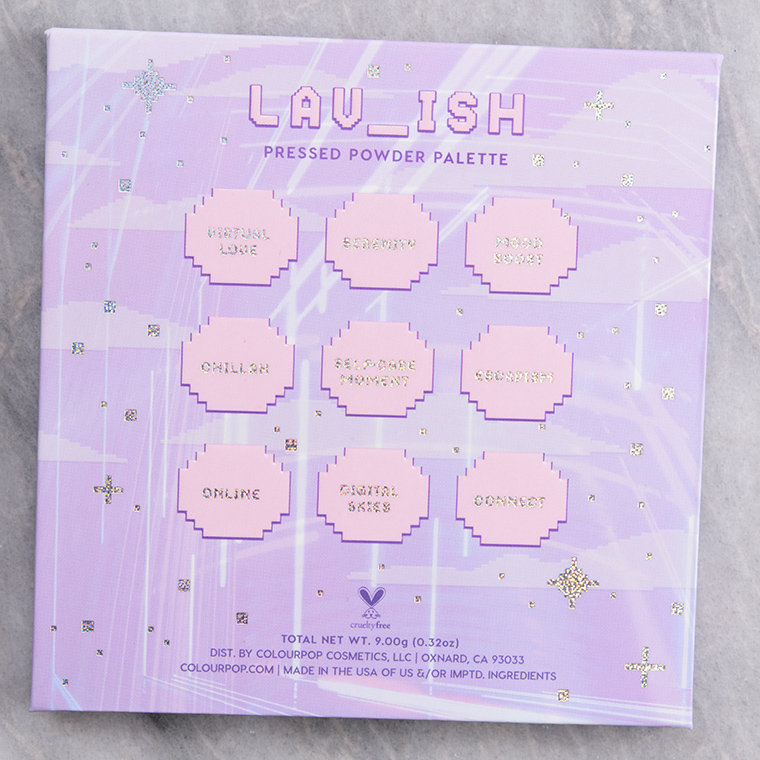 ColourPop Lav-ish 9-Pan Pressed Powder Palette