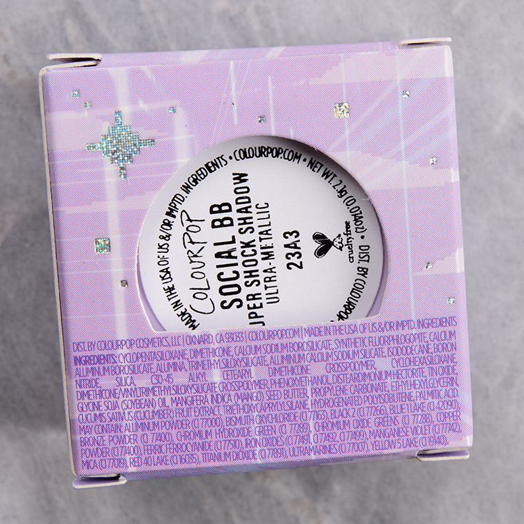 ColourPop Social BB Super Shock Shadow