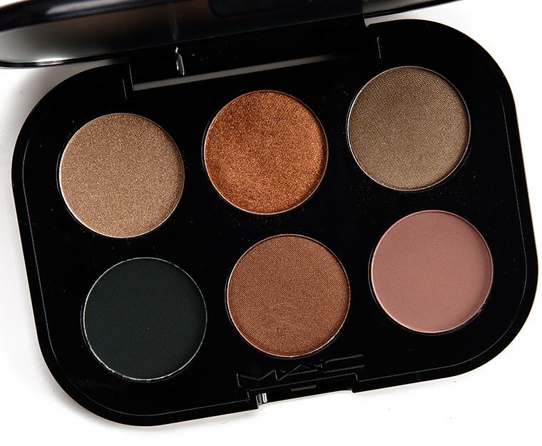 MAC Bronze Influence Connect in Colour 6-Pan Eyeshadow Palette Review &  Swatches