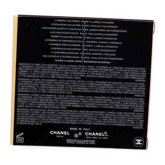 Chanel Delices Eyeshadow Quad Review & Swatches