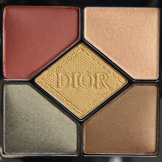 Dior Khaki (343) 5 Couleurs Couture Eyeshadow Palette Review & Swatches