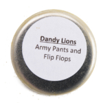 Dandy Lions Army Pants and Flip Flops Matte Eyeshadow