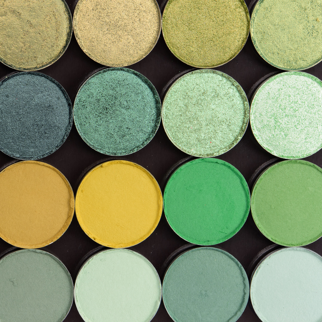 Dandy Lions Eyeshadow Swatches - Greens/Aquas (x29)