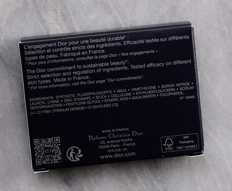 Dior Pink (001) Rosy Glow Blush