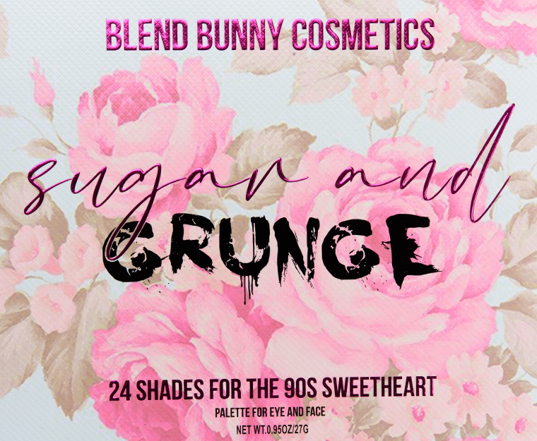 Blend Bunny Sugar and Grunge 24Shade Eye and Face Palette Review & Swatches