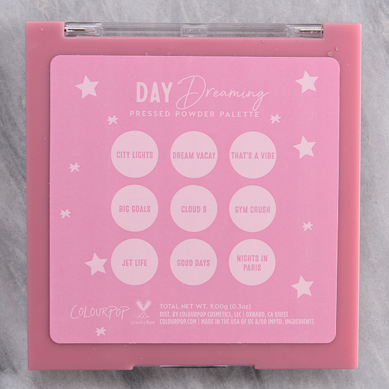 ColourPop Day Dreaming 9-Pan Pressed Powder Palette