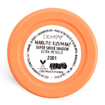 ColourPop Naruto Uzumaki Super Shock Shadow Review & Swatches