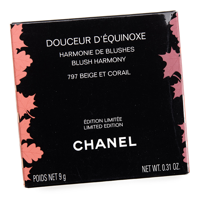 Chanel Beige et Corail (797) Douceur d'Equinoxe Blush Harmony