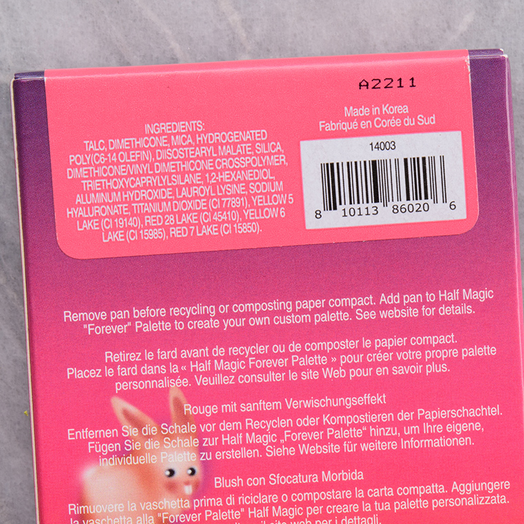 Half Magic Sexual Flushtration Cheek Fluff Soft Blur Cream Blush