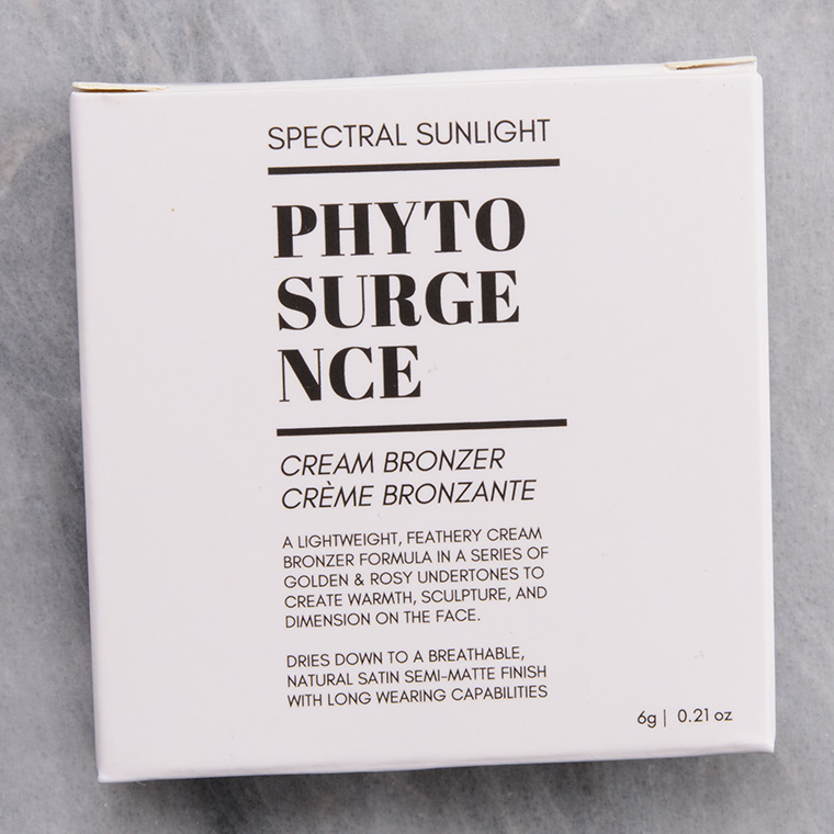 Phytosurgence Spectral Sunlight Cream Bronzer Swatches