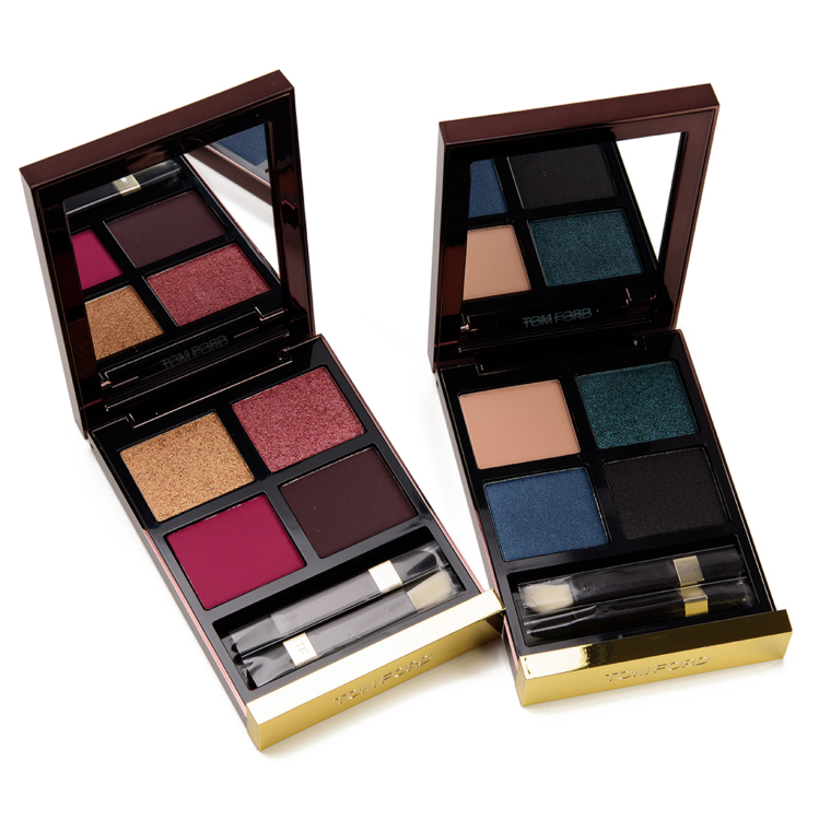Tom Ford Ambrosia + Dark Opulence Eyeshadow Quad Swatches