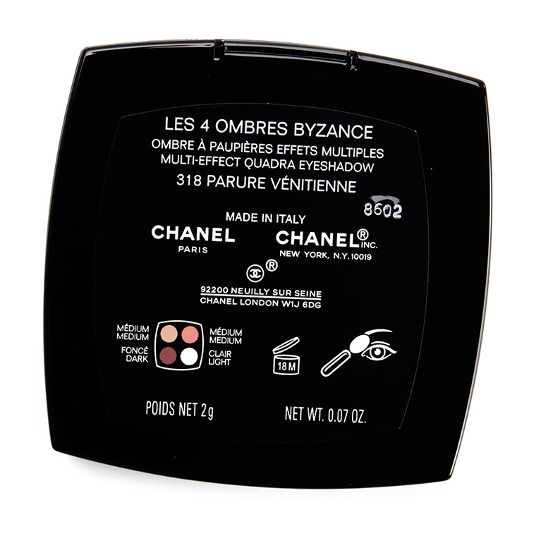 Chanel Parure Venitienne (318) Les 4 Ombres Multi-Effect Quadra Eyeshadow