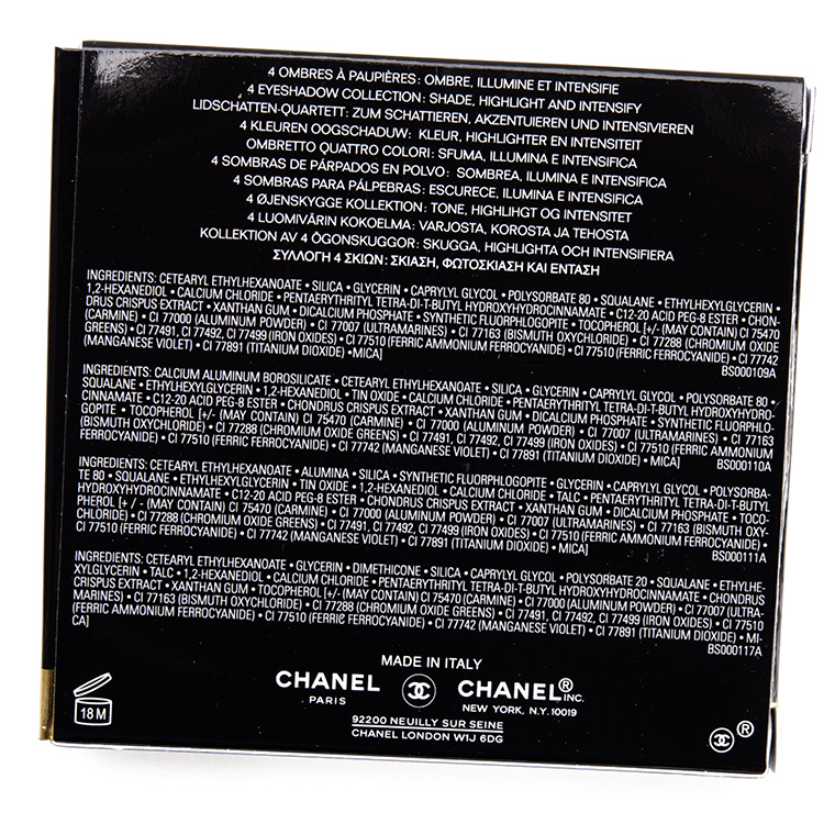 Chanel Parure Venitienne (318) Les 4 Ombres Multi-Effect Quadra Eyeshadow