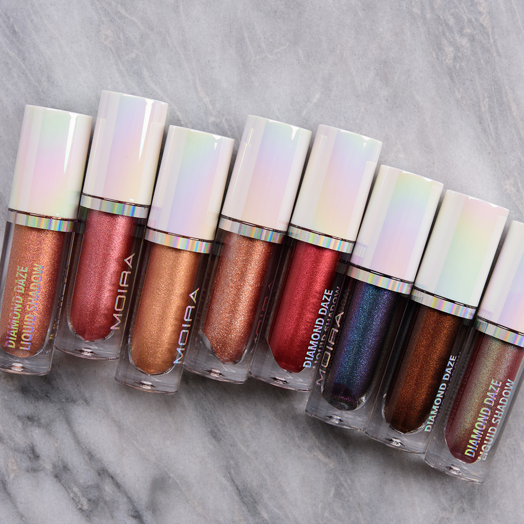 Moira Sculpt and Glow Duo Sticks & Diamond Daze Shadows Swatches