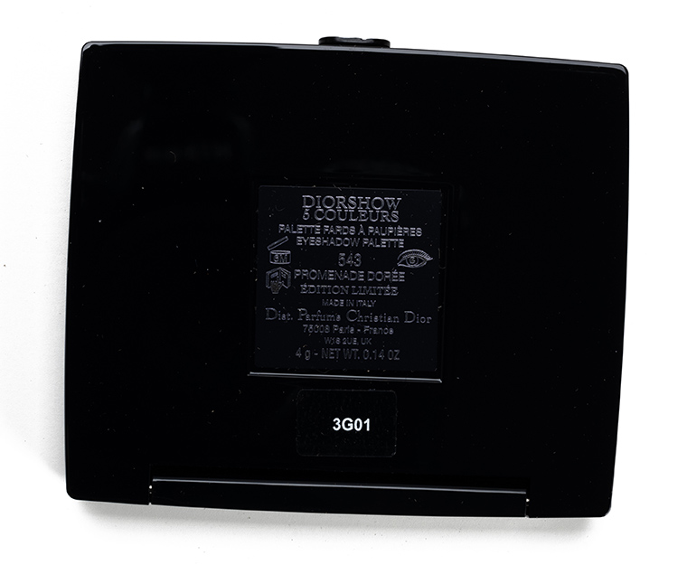 Dior Promenade Doree (543) 5 Couleurs Couture Eyeshadow Palette