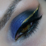 Purple w/ Double Winged Eye Liner