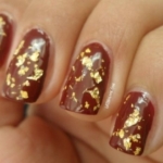 Gold Leaf Mani