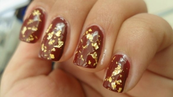 Gold Leaf Mani