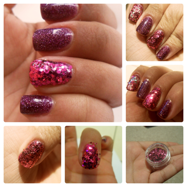 Little Sequinned Mani Look