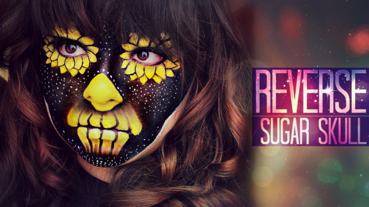 Reverse Sugar Skull