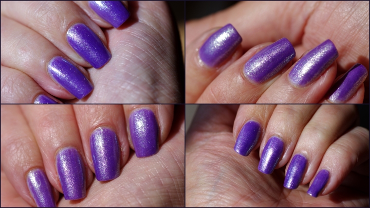 Electric Purple:  CrowsToes and Zoya