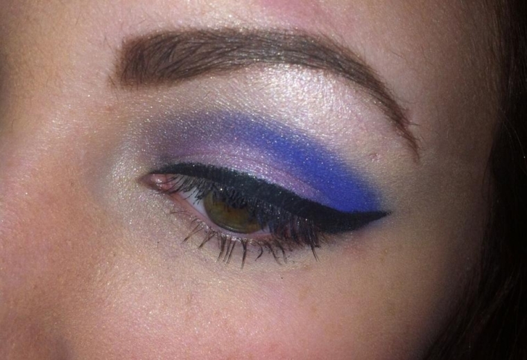 Bold Purple Cat Eye