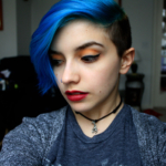 Orange Eye Look