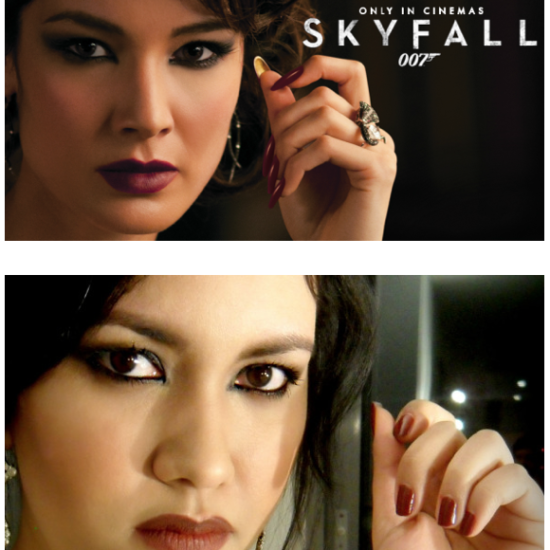 Skyfall Severine Makeup Inspired Look